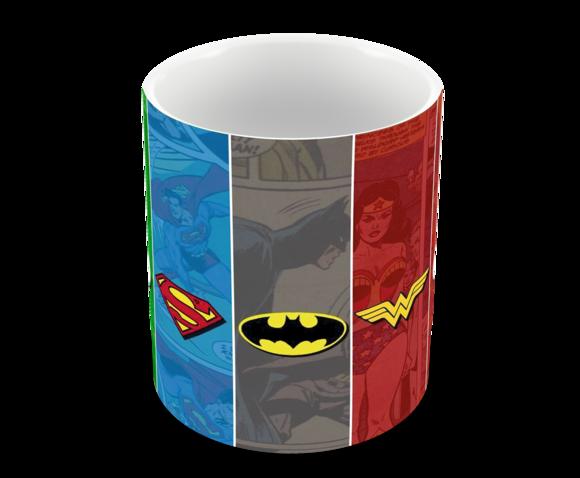 Caneca Polímero Liga da Justiça Personalizada