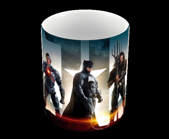 Caneca Polímero Liga da Justiça Personalizada
