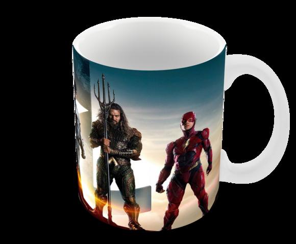 Caneca Polímero Liga da Justiça Personalizada
