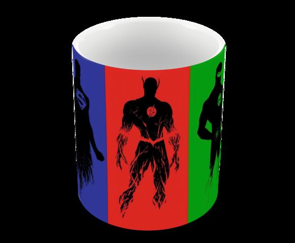 Caneca Polímero Liga da Justiça Personalizada