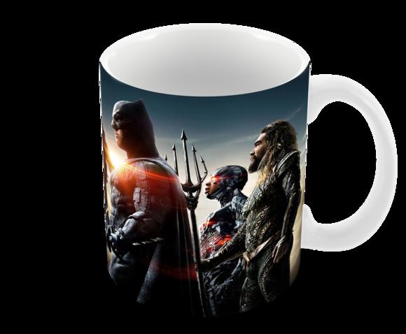 Caneca Polímero Liga da Justiça Personalizada