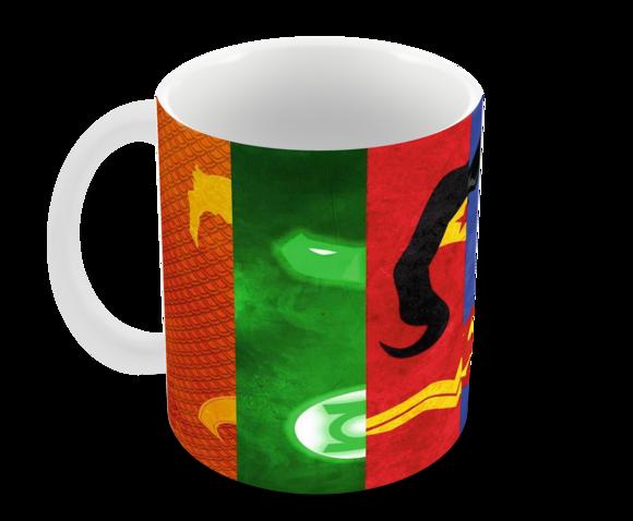 Caneca Polímero Liga da Justiça Personalizada