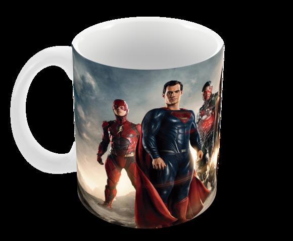 Caneca Polímero Liga da Justiça Personalizada
