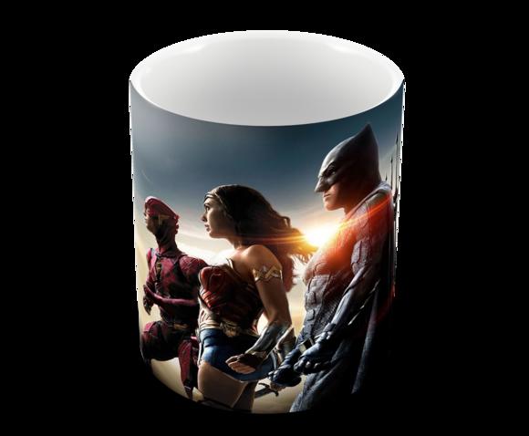 Caneca Polímero Liga da Justiça Personalizada