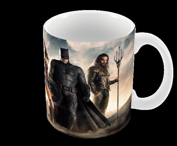 Caneca Polímero Liga da Justiça Personalizada