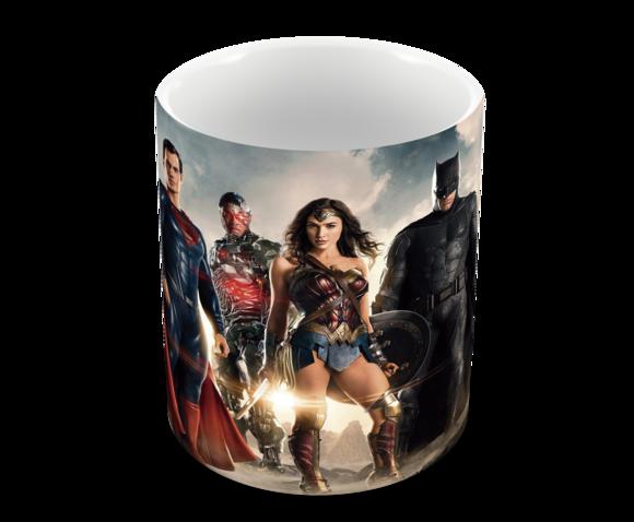 Caneca Polímero Liga da Justiça Personalizada
