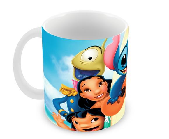 Caneca Polímero Lilo e Stitch Personalizada