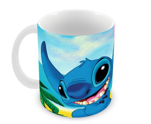 Caneca Polímero Lilo e Stitch Personalizada