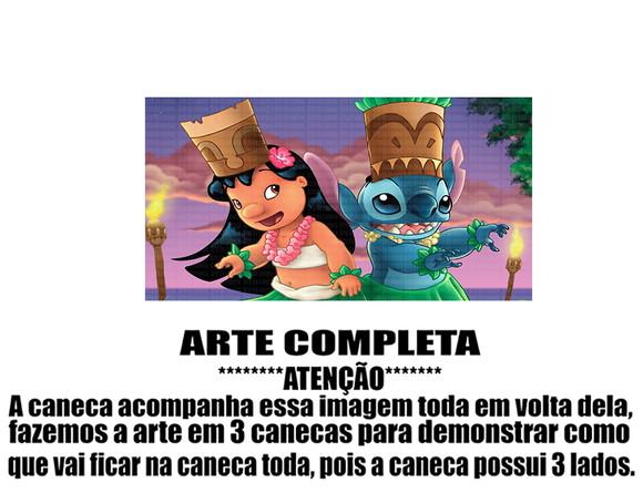 Caneca Polímero Lilo e Stitch Personalizada