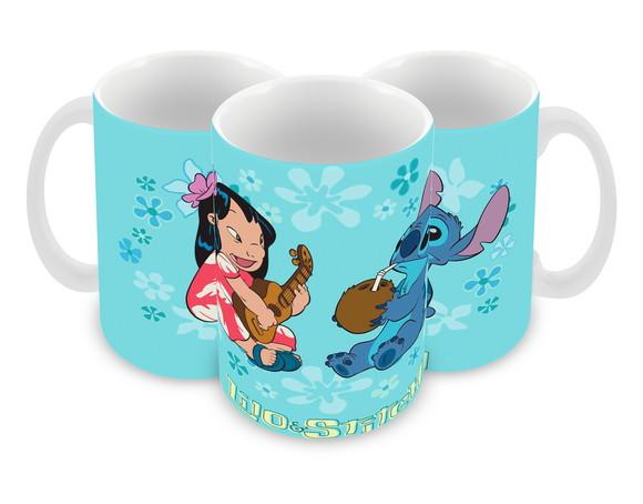 Caneca Polímero Lilo e Stitch Personalizada