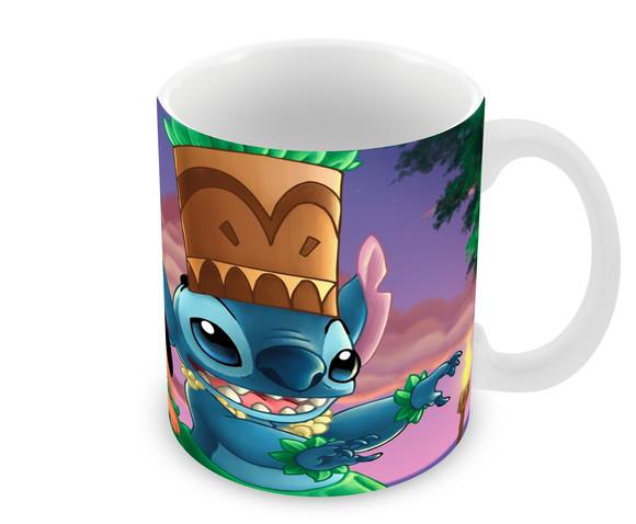 Caneca Polímero Lilo e Stitch Personalizada