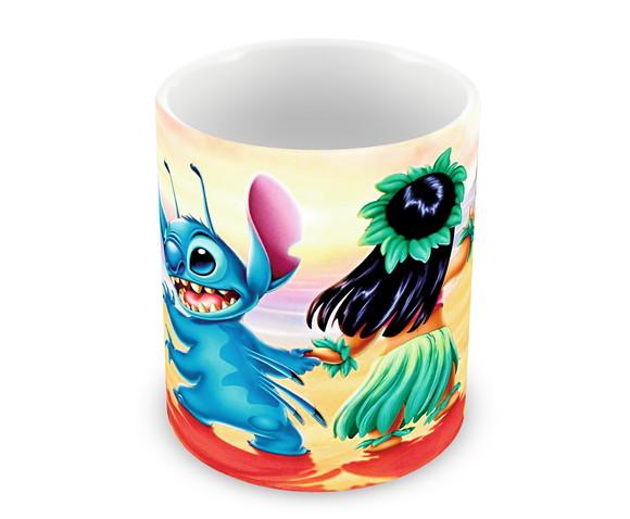 Caneca Polímero Lilo e Stitch Personalizada