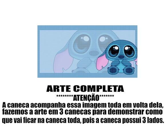 Caneca Polímero Lilo e Stitch Personalizada
