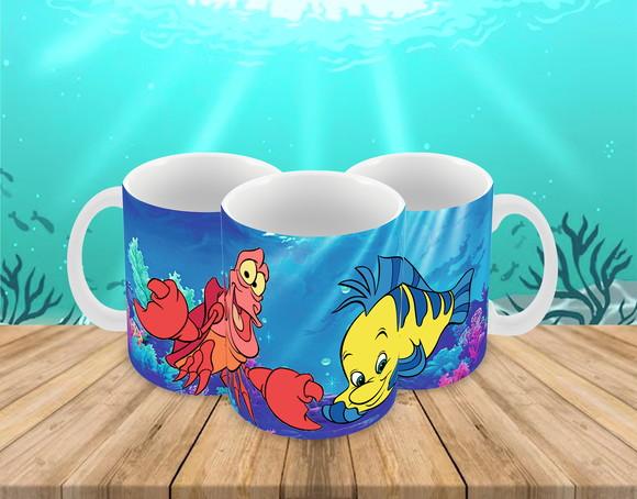 Caneca Polímero Linguado e Sabastião Personalizada