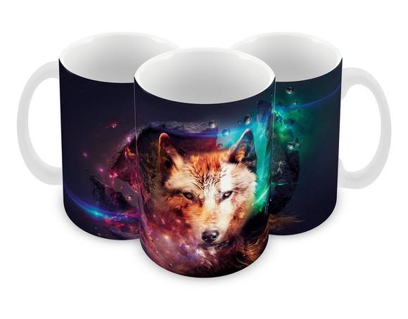Caneca Polímero Lobos Personalizada
