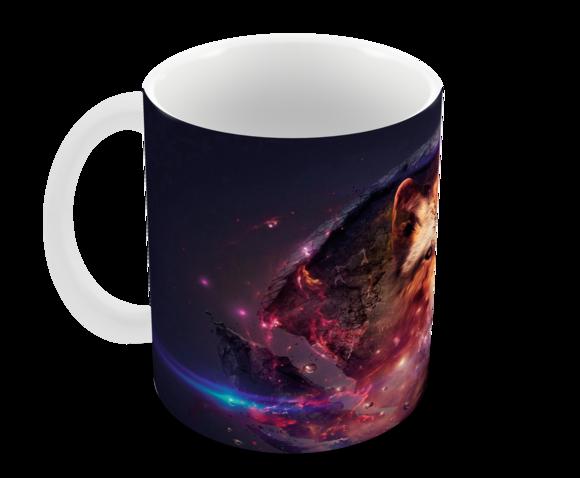 Caneca Polímero Lobos Personalizada