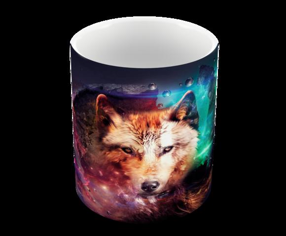 Caneca Polímero Lobos Personalizada