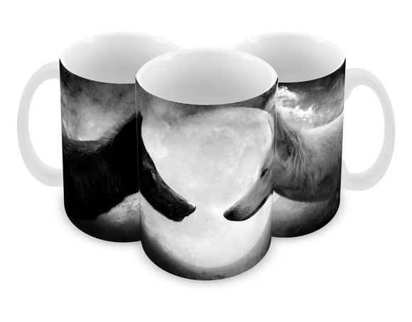 Caneca Polímero Lobos Personalizada