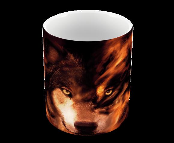 Caneca Polímero Lobos Personalizada