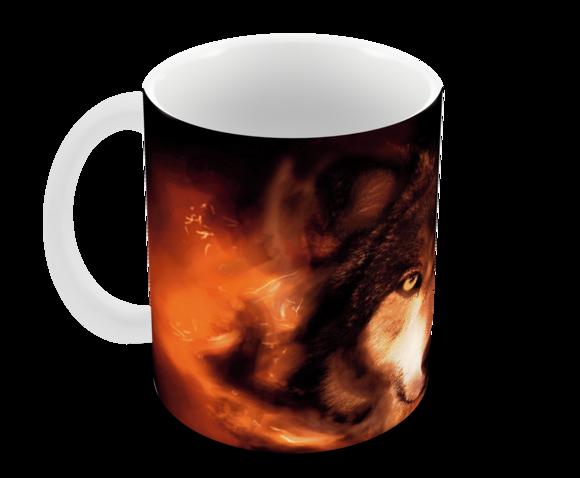 Caneca Polímero Lobos Personalizada