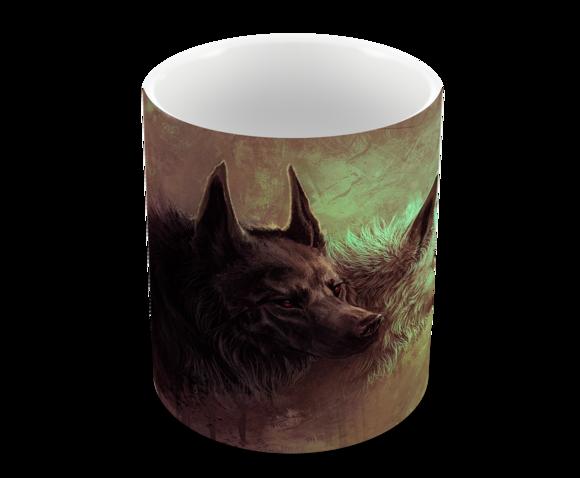 Caneca Polímero Lobos Personalizada