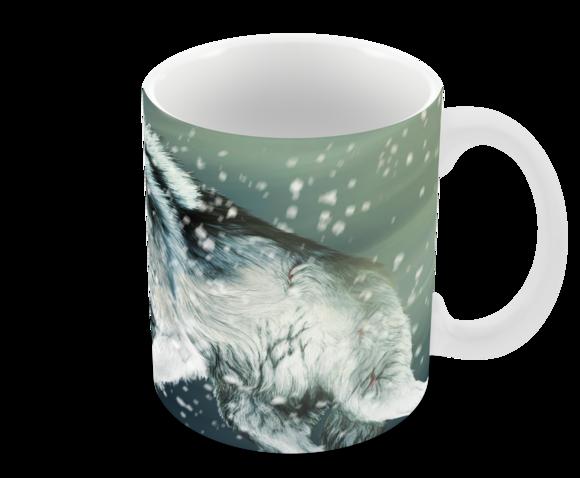 Caneca Polímero Lobos Personalizada