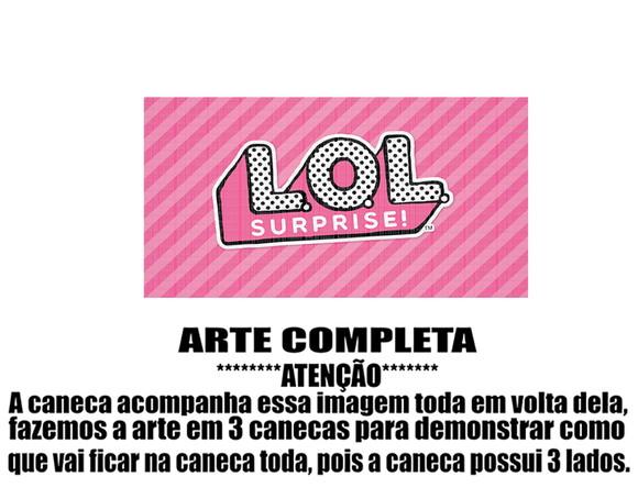 Caneca Polímero Lol Surprise Personalizada