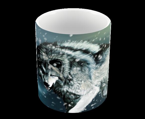 Caneca Polímero Lobos Personalizada