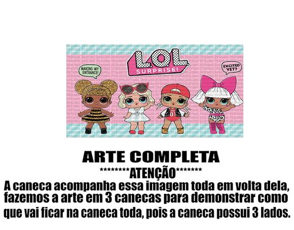 Caneca Polímero Lol Surprise Personalizada
