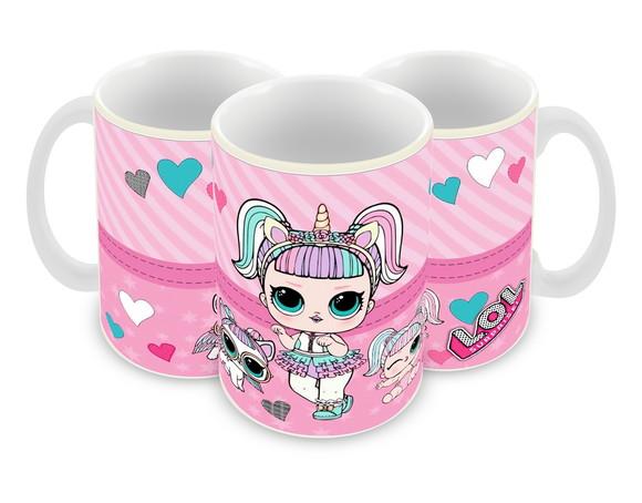 Caneca Polímero Lol Surprise Personalizada