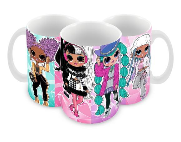 Caneca Polímero Lol Surprise Personalizada