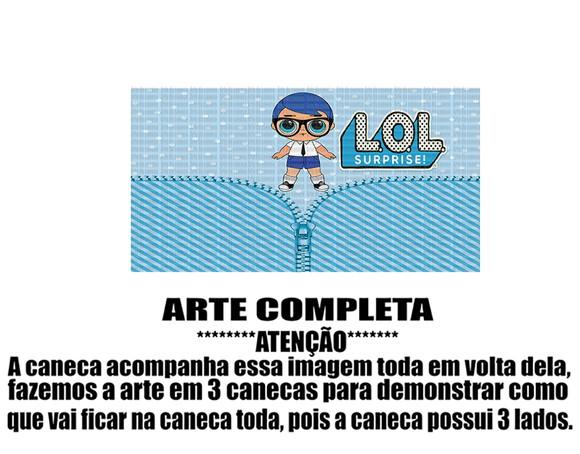 Caneca Polímero Lol Surprise Personalizada