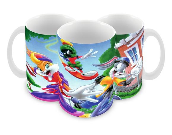 Caneca Polímero Looney Tunes Personalizada