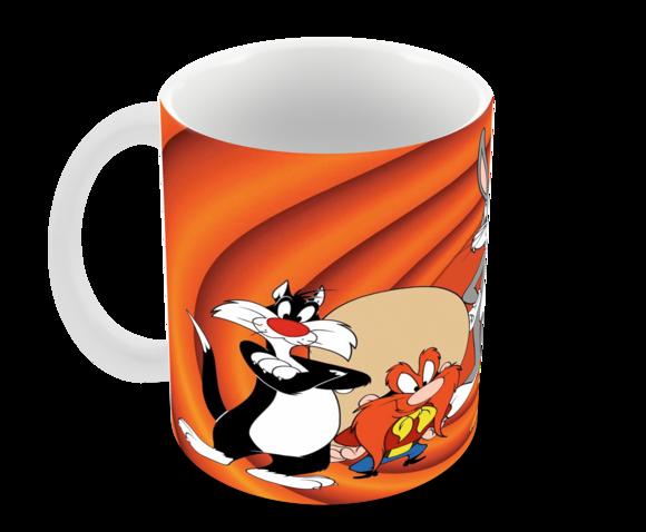 Caneca Polímero Looney Tunes Personalizada