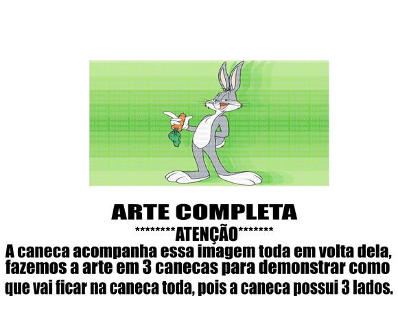 Caneca Polímero Looney Tunes Personalizada