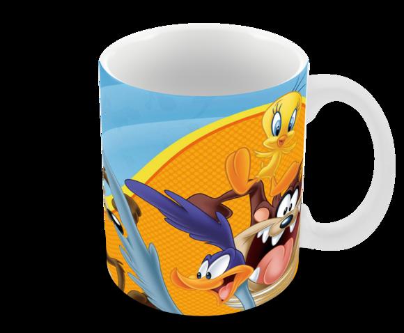 Caneca Polímero Looney Tunes Personalizada