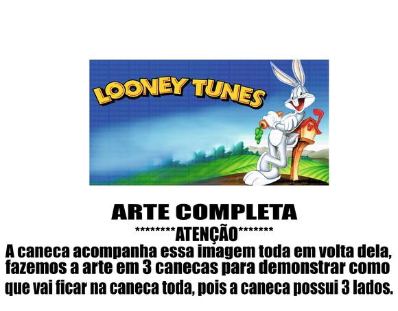 Caneca Polímero Looney Tunes Personalizada
