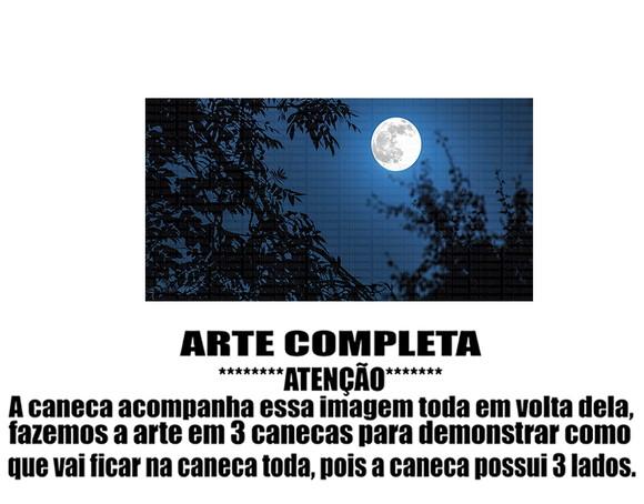 Caneca Polímero Lua Personalizada