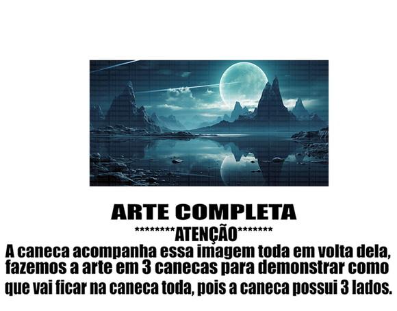 Caneca Polímero Lua Personalizada