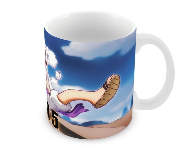 Caneca Polímero Luffy Gear 5 One Piece Personalizada