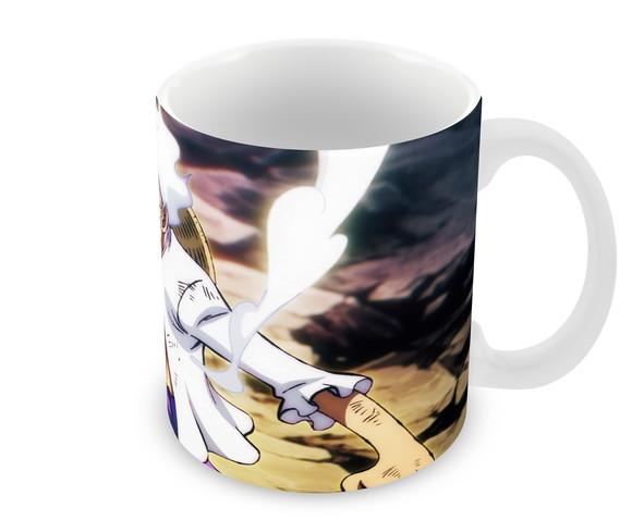 Caneca Polímero Luffy Gear 5 One Piece Personalizada