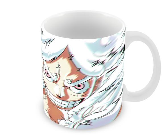 Caneca Polímero Luffy Gear 5 One Piece Personalizada