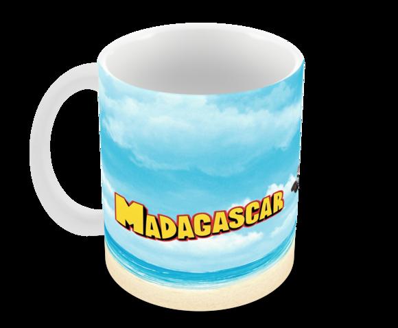 Caneca Polímero Madagascar Personalizada