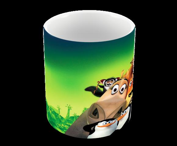 Caneca Polímero Madagascar Personalizada