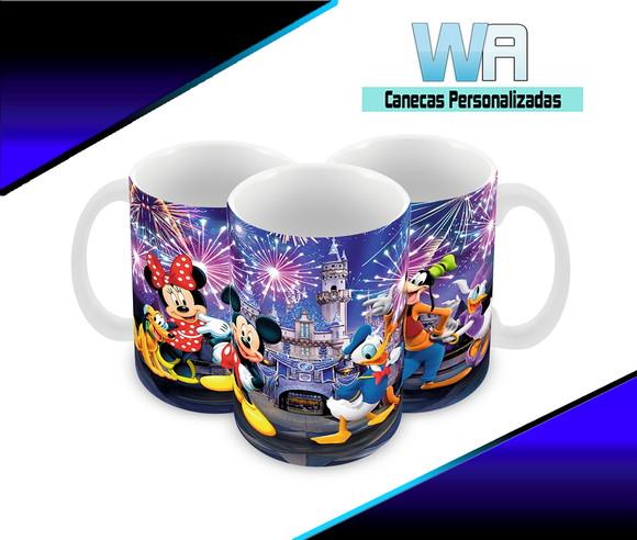 Caneca Polímero Mickey Mouse Personalizada