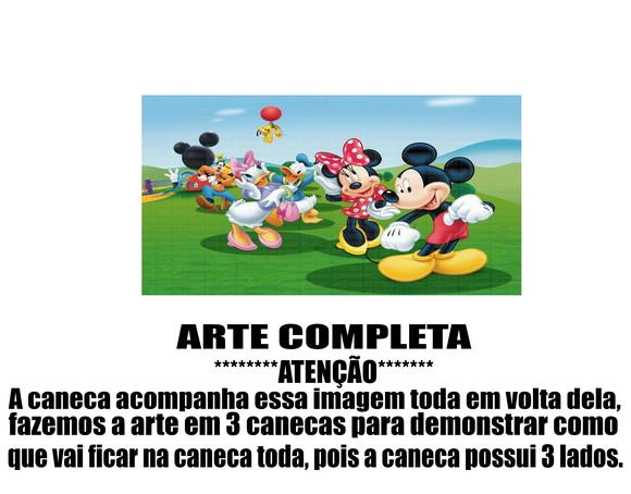 Caneca Polímero Mickey Mouse Personalizada