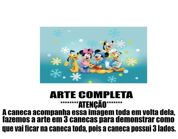 Caneca Polímero Mickey Mouse Personalizada