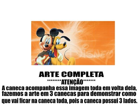 Caneca Polímero Mickey Mouse Personalizada