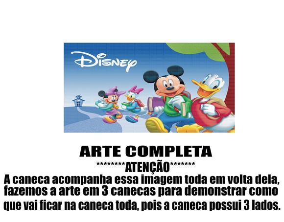 Caneca Polímero Mickey Mouse Personalizada