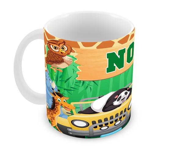 Caneca Polímero Mickey na Selva Personalizada
